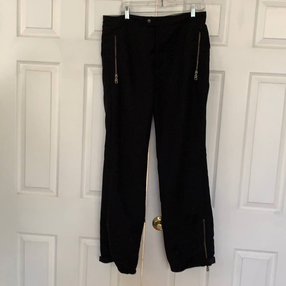VTG Bogner Snowboard Ski Pants Black nylon wool blend RN 54193 waist 36”